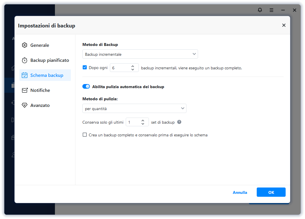 Strategia di backup Strategia di backup